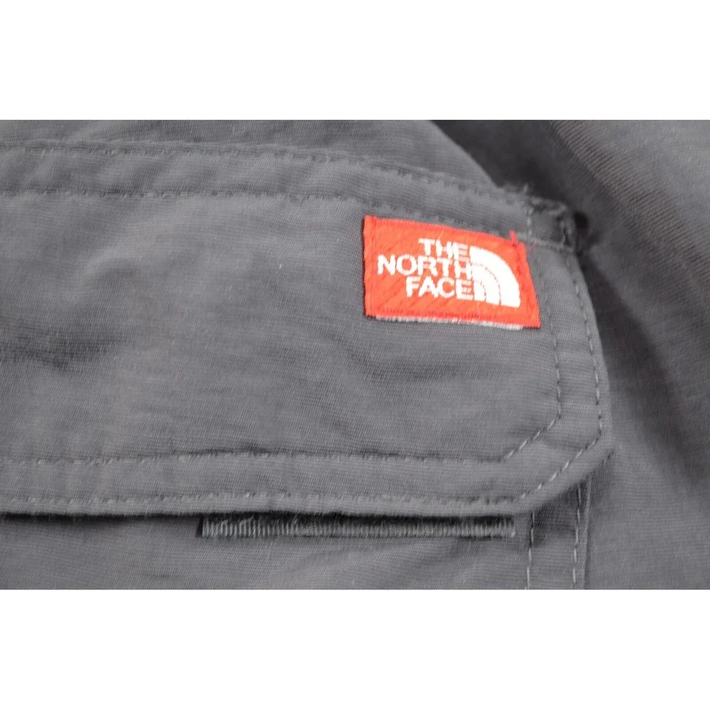 THE NORTH‎ FACE Nylon Convertible Dark Gray Cargo Hiking Pants Men's XL